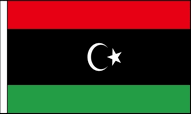 Libya Hand Waving Flags